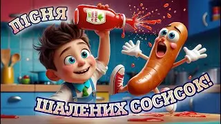 Пісня про Сосиски 🌭🌞 Руханка для Дітей 🤸‍♀️ Дитячі Пісні 🎵✨ Мультики Українською Мовою