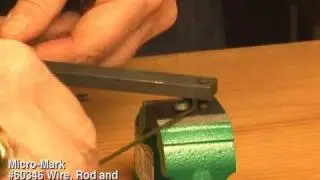 How to Bend Metal Rod Using Micro-Mark 