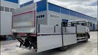 Бортовой на шасси Dongfeng C180NA с гидробортом SL1500...