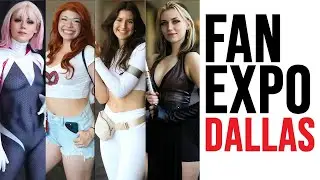 THIS IS FAN EXPO DALLAS TEXAS COMIC CON 2023 BEST COSPLAY MUSIC VIDEO VLOG COSTUMES ANIME EXPO