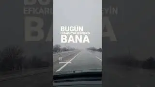 Yağmurlu bulutlar gibi doluyum