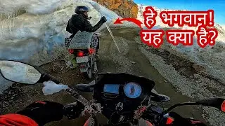 Khardung La Pass to Nubra Valley | Leh-Ladakh Bike Trip 2021 Day 10 Part 2 | Ladakh on Apache 160cc