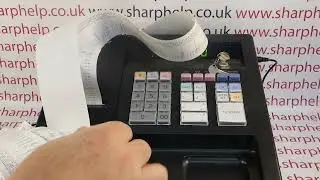 How To Fix Dots On Operator Display Sharp XE-A137 / XEA137 / XE-A147 XEA147 Cash Register