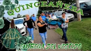 LOS PADRINOS DE BAUTIZO ENTREGA VESTIDO A QUINCEAÑERA👸👗🎉