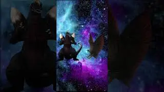 Space Godzilla vs random Godzilla characters #godzilla #edit #shorts