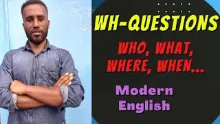 Wh-questions, wh-words, how to learn English in Amharic