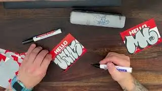 Рисую троу ап стикеры . Making Throw up graffiti stickers