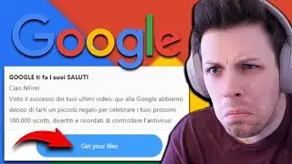 Google sent me a VIRUS as PRESENT for my 100k subscribers