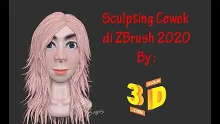 Sculpting Cewek di ZBrush 2020