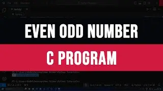 C Program to Check whether a Number is Even or Odd