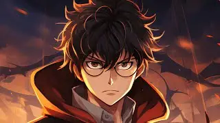 Harry Potter in Naruto Anime Style