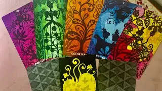 Обзор красочной колоды « Таро Силуэтов»🥀Silhouettes Tarot🥀 из-во WohStudio.