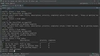 008 FastAPI Project SQLite3 Setting Up Todos