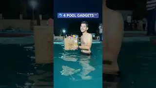 4 Pool Gadgets you need 🐬🫨 #poolgadgets #gadgets #amazonfinds #toysforkids