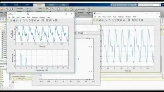 FFT:  Filtering Noise from Signals, Waveform and Amplitude Spectrum Matlab Code