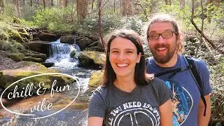 Spring Nature Trail to John Rock - our FAVORITE new hike! Asheville Vlog