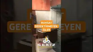Ruhsat Gerektirmeyen İşler | Sekiz Mimarlık Mühendislik #bilgi #fypp