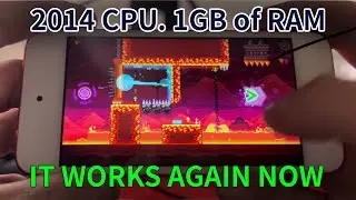 I beat Dash on my iPod Touch 6 Geometry Dash 2.2