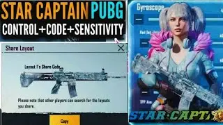 [NEW] Star Captain Bgmi Control Code And Sensitivity 2021 || Best Bgmi Sensitivity Settings || BGMI