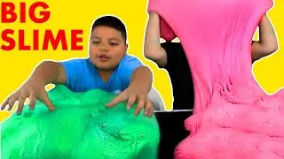 MAKING GIANT FLUFFY SLIMES