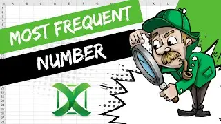 Excel - The most frequent number - MODE function | Excel Tips 100