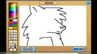 Animal jam how to draw a really cool wolf!!