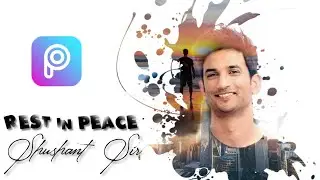 PicsArt Exposure Effect | Rest In Peace Shushant Sir | PicsArt Tutorial | PicsArt Editing Tutorial