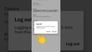 HOW TO LOGOUT ON X FORMERLY TWITTER - LOG OUT OF YOUR ACCOUNT