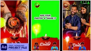 Happy Deepawali Status 🎆 Green Screen & After Effect Template 100% 🆓Download Link Below👇#GreenPrism