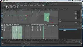 Maya  CV curve and loft curtain