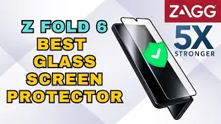 ZAGG Tempered Glass Screen Protector for Galaxy Z Fold 6 - Complete Installation