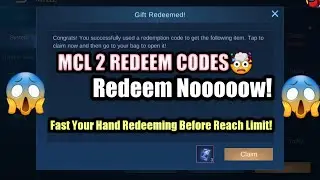 Free 6 Mcl Ticket Tiktok Redeem Code Redeem Now Unahan!| MLBB | PrixTube Tv