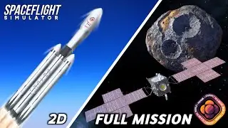 NASA'S Psyche Mission Launch To Asteroid Journey In Spaceflight Simulator