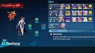 HI3 SEA - EX Abyss Red Lotus: Li Sushang (404D) 538 pts | Full Run