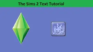 The Sims 2 Text Tutorial: Create A Sim