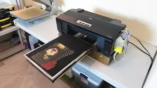 Epson 1430 Nikko DTG V2 Printing On Dark T-Shirt