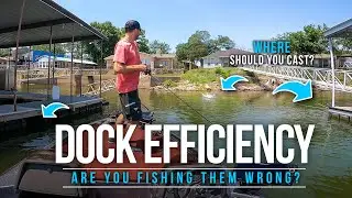How to EFFICIENTLY fish DOCKS – Are you fishing them WRONG? 🤔