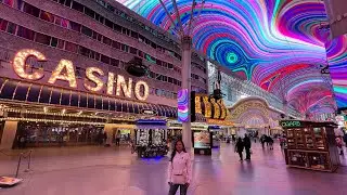 Walk thru Fremont Street in Vegas