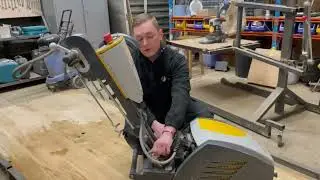 How to Use the Drum Pressure on the Pallmann Cobra 09 Belt Sander