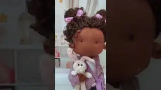 Текстильная кукла ручной работы #текстильнаякукла