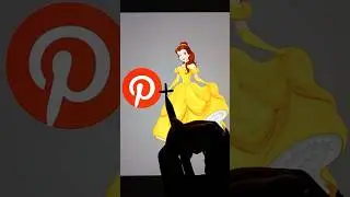 Lets mix Belle with Pinterest | Disney princess belle glow up #pinterest #art #fashion #illustration