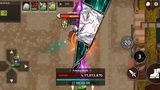 Guardian Tales - Dark Ranged vs Invader Commander Lv100 (Guild Raid)