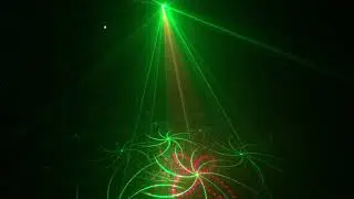 BO-LS06 2 Lens Red Green Laser effect Light