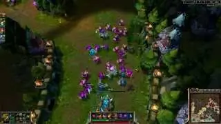 League of Legends minions bug