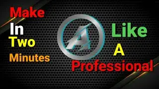 How To Make Professional Logo For Channel In Two Minutes | In pixellab