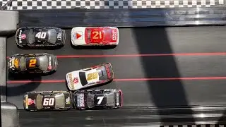 RACING ACTION ONLY | 1/24 NASCAR DIECAST TREADMILL RACE (OVERHEAD)