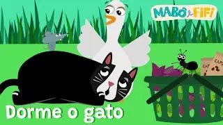 DORME O GATO + FORMIGUINHA e outras canções divertidas com Mabô e Fifi |vídeo infantil educativo