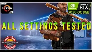 Gas Station Simulator RTX 3050 OC 8GB BENCHMARK l Ryzen 5 3600