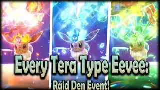 *LIMITED TIME* Get Every Tera Eevee! Eevee Tera Raid Spotlight Event in Pokemon Scarlet and Violet!