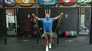 Banded Shoulder Side Raise | Band | Strength and Conditioning Exercises